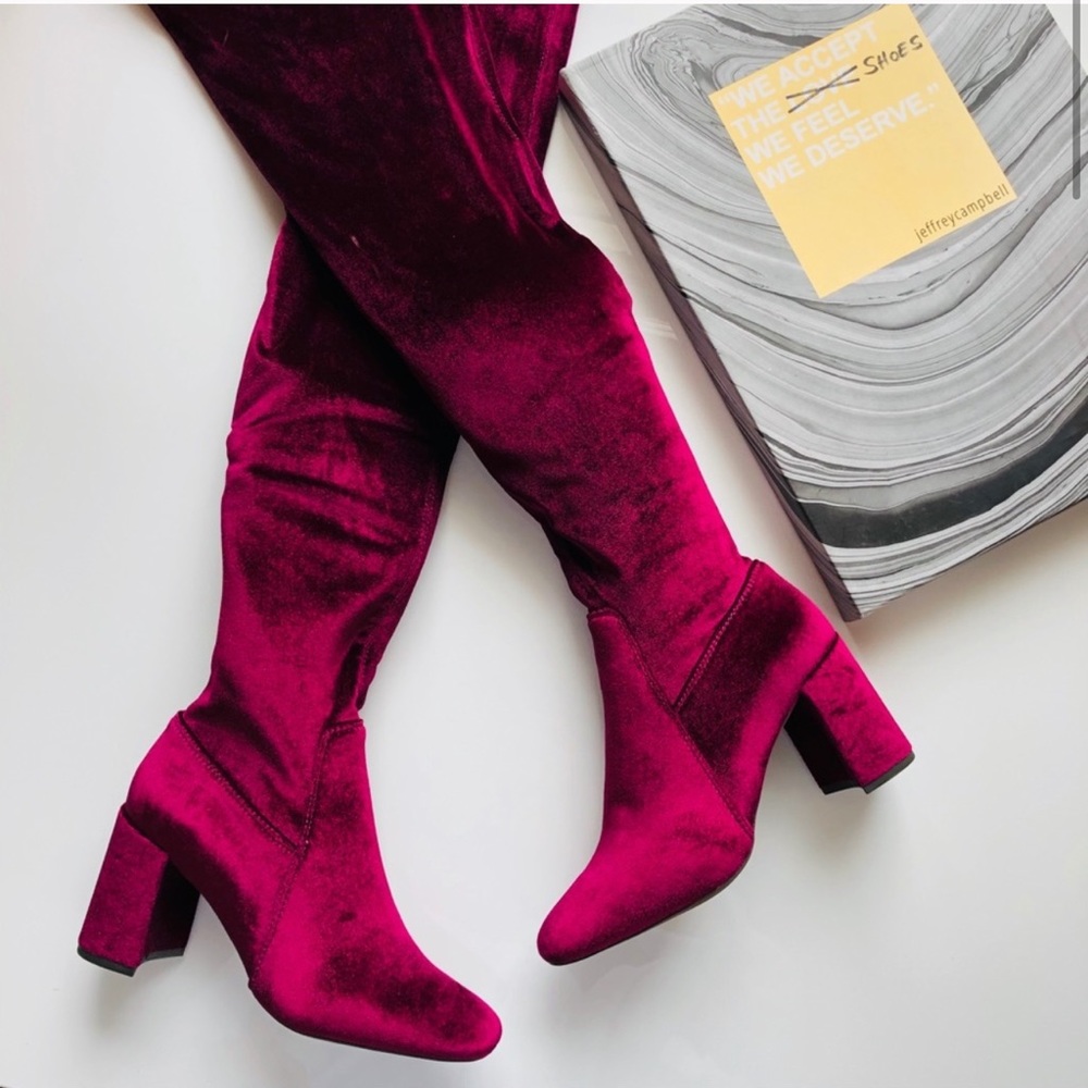 jeffrey campbell cienega thigh high boots - Picture 3 of 5